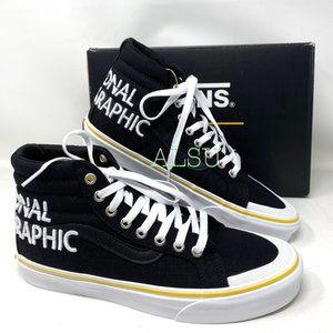 💖MEGA SALE💖VANS SK8-HI Reissue Nation Geographic Black Women's 6.5 VN0A3TKPXHP